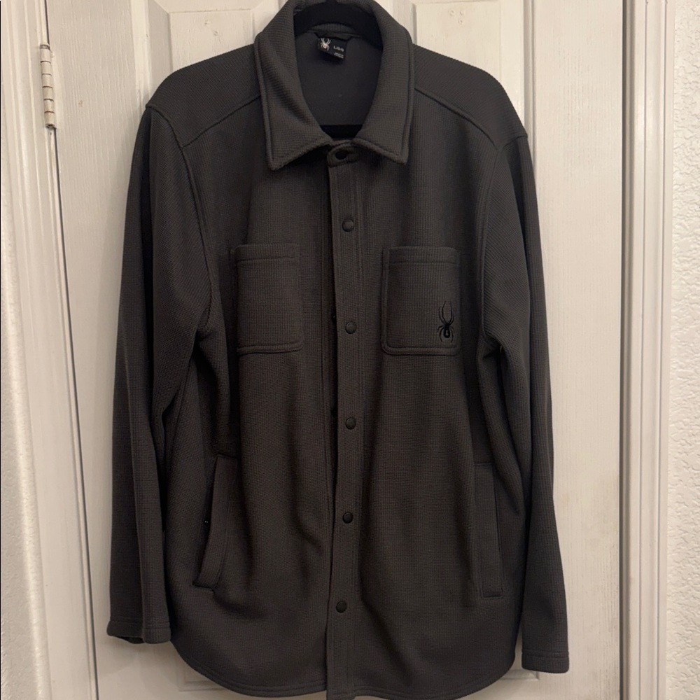 Spyder Men's Dark Gray Shirt Jacket